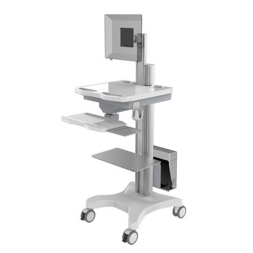 Carrello informatico con cassetti - KRT-P-2807 - Coriton Instrument Co., Ltd. - ad altezza regolabile / sicuro / modulare