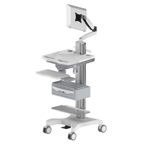 Carrello informatico point of care - TR800-100-XX - Coriton Instrument Co., Ltd. - con cassetti / ad altezza regolabile / sicuro