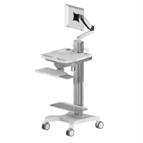Carrello informatico per pannello PC - TR800-100-XX - Coriton Instrument Co., Ltd. - point of care / ad altezza regolabile / sicuro