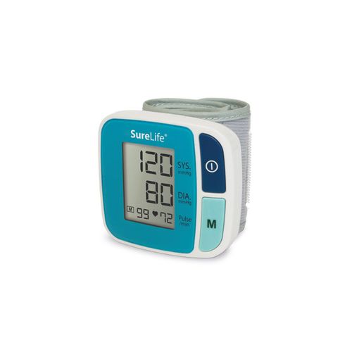 Sfigmomanometro elettronico automatico - SureLife® Classic - MHC Medical Products - per polso / con bracciale integrato