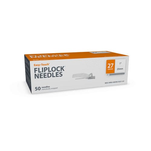 Ago di sucurezza - EasyTouch® FlipLock™ - MHC Medical Products - 18G / 23G / 25G