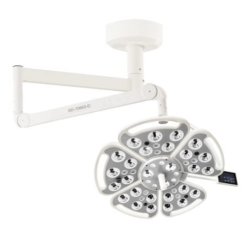 Lampada scialitica a soffitto - WD-7660D-1 - Nanjing Keweisi Medical Lighting - LED