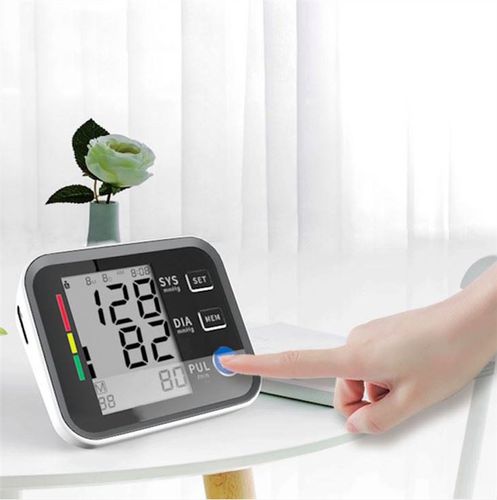 Sfigmomanometro elettronico automatico - Nanjing Shuangwei Biotechnology - da tavolo / con bracciale adulti / con touch screen