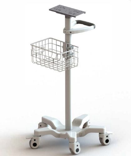 Carrello medico - SW‑MT‑03 - Nanjing Shuangwei Biotechnology - per monitor / di trasporto / con cestello