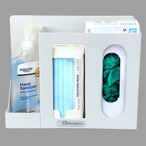 Dispenser igienizzante da terra - 304001 - Omnimed - da tavolo / con azionamento a mano