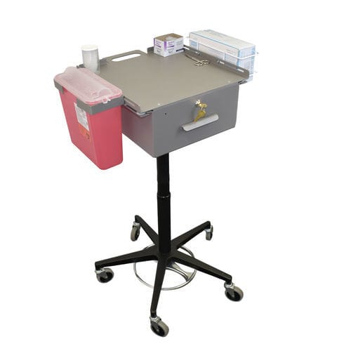 Carrello medico - Store & Go - Omnimed - per strumenti / di trasporto / in alluminio