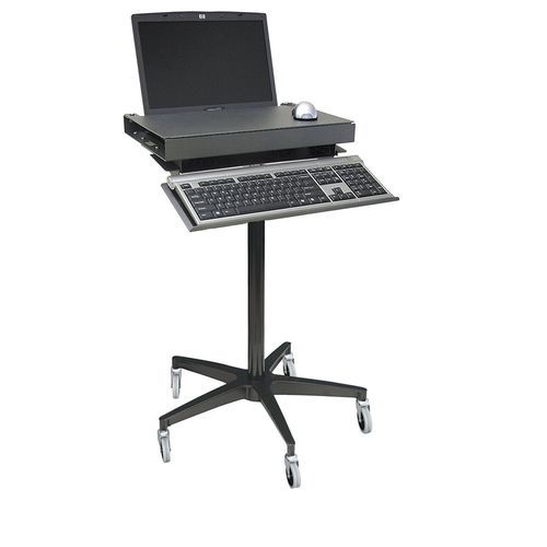 Carrello informatico ad altezza regolabile - 350306 - Omnimed