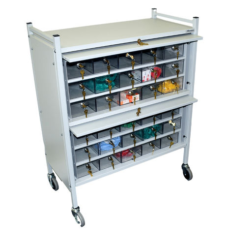 Carrello medico - 352000 - Omnimed - di stoccaggio / di pulizia / mobile
