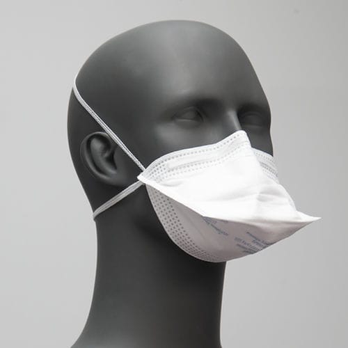 Mascherina di protezione N95 - NIOSH - Prestige Ameritech - a becco d'anatra / per adulti / scatola da 50 pezzi