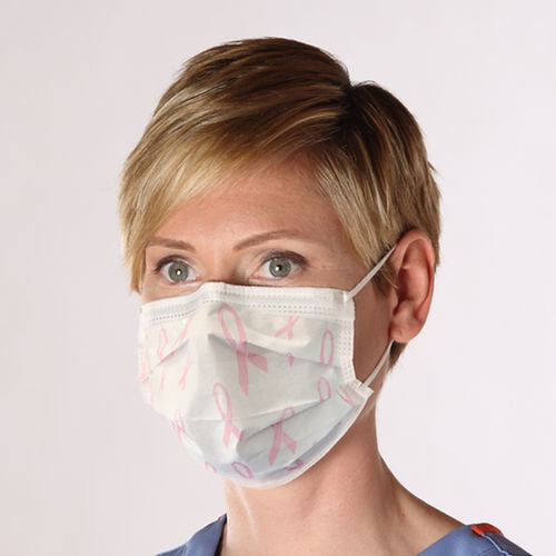 Mascherina di protezione semimaschera - Ribbon - Prestige Ameritech - scatola da 50 pezzi / rosa