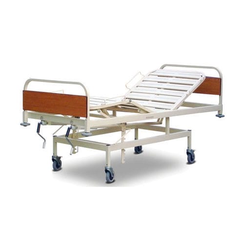 Letto da ospedale - 101-T - Strongman Ideal Engineering Services - manuale / con rotelle / a 3 sezioni