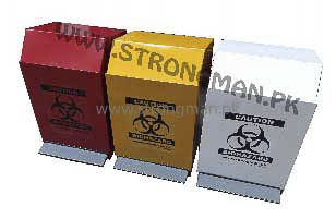 Carrello medico - 300-BN - Strongman Ideal Engineering Services - di trasporto / portarifiuti / con supporto per sacco dei rifiuti