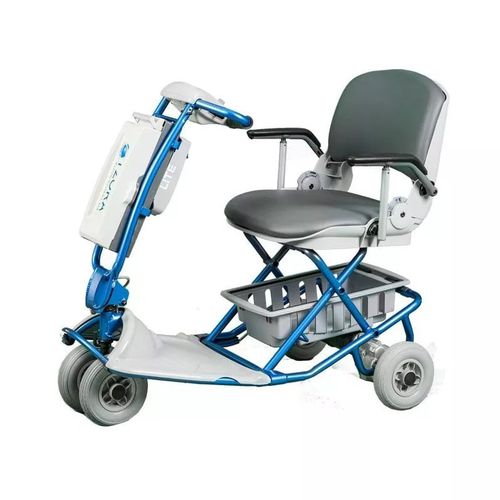 Scooter per disabili elettrico - Lite - Tzora Active Systems - a 4 ruote / con cestello / pieghevole