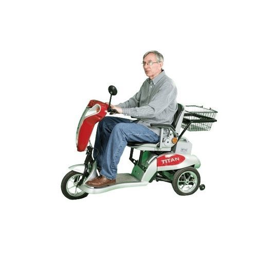 Scooter per disabili elettrico - Titan divided - Tzora Active Systems - a 3 ruote / con cestello
