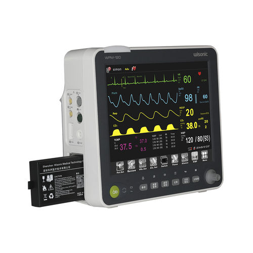 Monitor portatile per paziente - WPM-120 - Wisonic - RESP / TEMP / di frequenza cardiaca