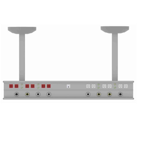 Trave tecnica a soffitto - MG-YOYA-A - Megasan Medical Gas Systems - per terapia intensiva / per sala operatoria