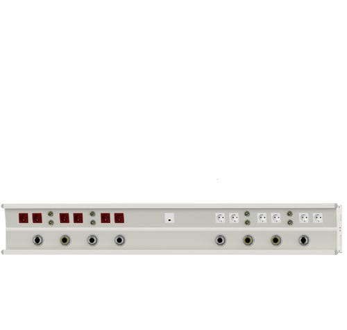Trave tecnica a muro - MG-YOYA - Megasan Medical Gas Systems - per terapia intensiva / per sala operatoria