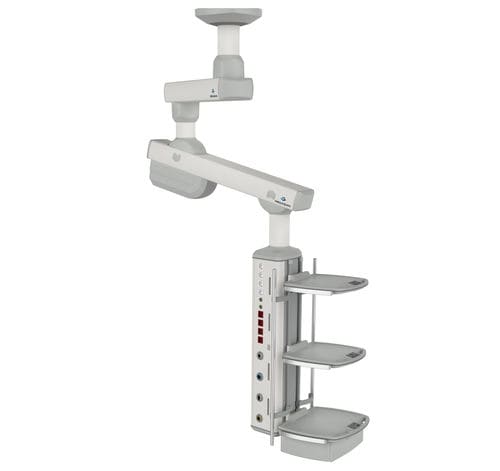 Braccio di distribuzione a soffitto - MG-PENx-MD-z - Megasan Medical Gas Systems - per terapia intensiva / per anestesia / articolato