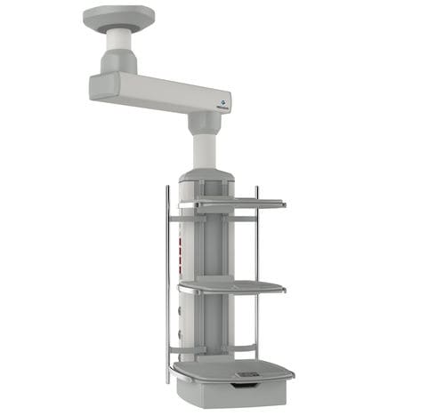 Braccio di distribuzione a soffitto - MG-PENx-S-z - Megasan Medical Gas Systems - per terapia intensiva / per anestesia / semplice