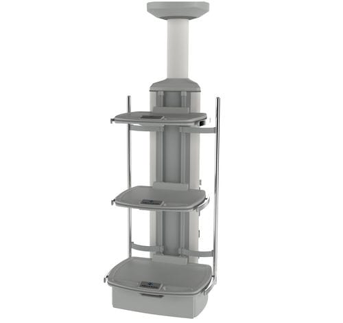Braccio di distribuzione a soffitto - MG-PENA-V-A - Megasan Medical Gas Systems - per terapia intensiva / per anestesia / semplice