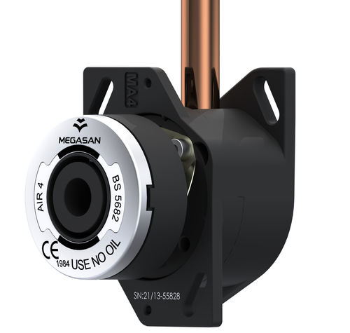 Presa tipo BS - MGS-xP-Bx - Megasan Medical Gas Systems - per gas medicali
