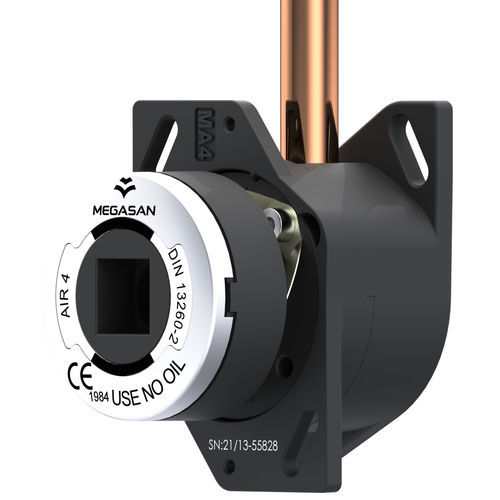 Presa DIN - MGS-xP-Dx - Megasan Medical Gas Systems - per gas medicali