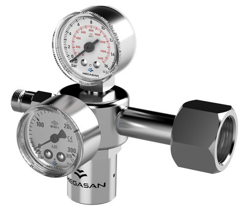 Regolatore di pressione di ossigeno - MG-TC - Megasan Medical Gas Systems - di CO2 / N2O / di diazoto