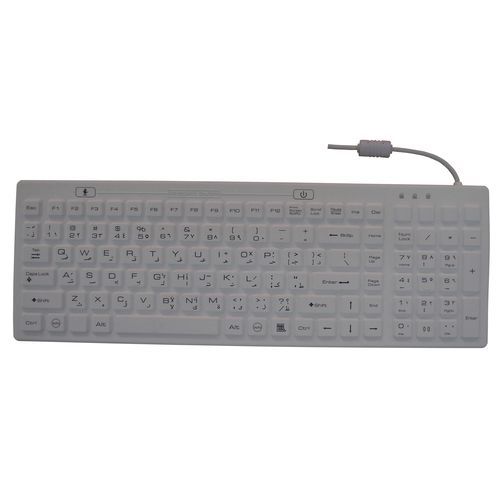 Tastiera medicale con tastierino numerico - P-M06KB - Shenzhen PAC Tec - in gomma siliconica / in silicone / antibatterica
