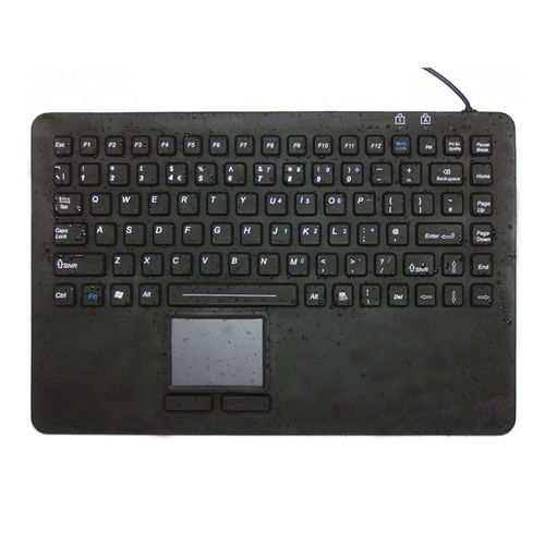 Tastiera medicale con touchpad - P-M345TP - PAC Technology - in silicone / antibatterica / igienica