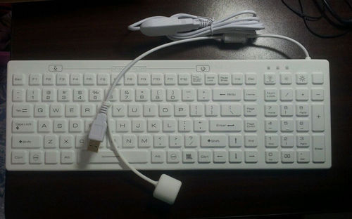 Tastiera medicale con tastierino numerico - P-M06KB - PAC Technology - in gomma siliconica / in silicone / antibatterica