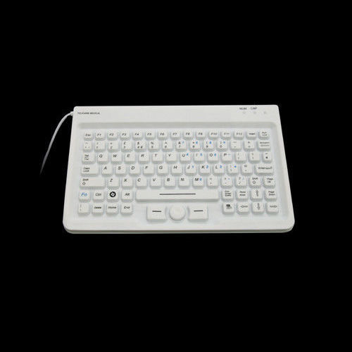 Tastiera medicale in silicone - P-M230-MS - PAC Technology - USB / impermeabile / antibatterica
