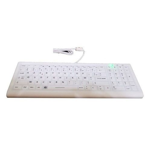 Tastiera medicale in silicone - P-K66KB - PAC Technology - USB / impermeabile / lavabile