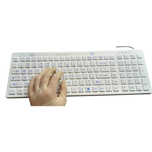 Tastiera con tastierino numerico - P-M06-BL-V03 - PAC Technology - internazionale / in silicone / lavabile