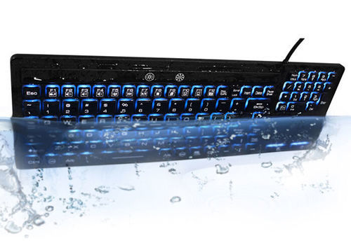 Tastiera internazionale - P-M07TP-BL - PAC Technology - con touchpad / con tastierino numerico / in silicone