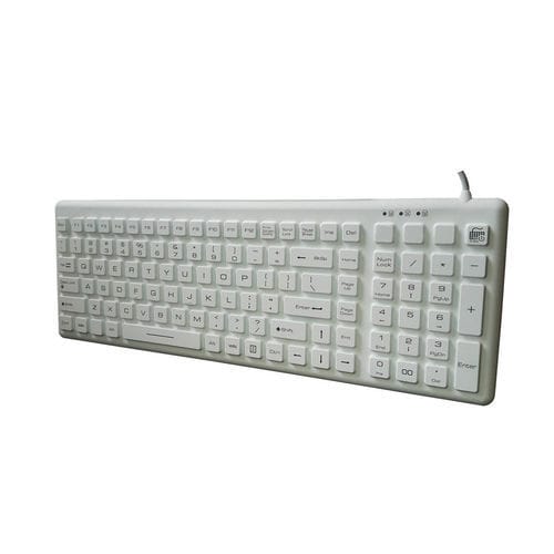 Tastiera con tastierino numerico - P-M60KB - PAC Technology - in silicone / in gomma siliconica / disinfettabile