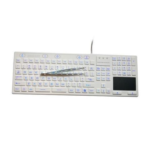 Tastiera con tastierino numerico - P-M09-BL-MG - PAC Technology - con touchpad / internazionale / in silicone