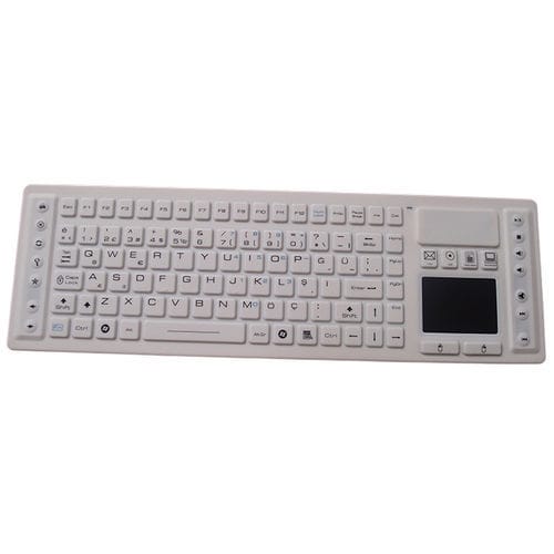 Tastiera internazionale - P-BT04TP - PAC Technology - con touchpad / in gomma siliconica / in silicone