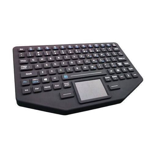 Tastiera internazionale - P-M287TP-BT - PAC Technology - con touchpad / in gomma siliconica / Bluetooth