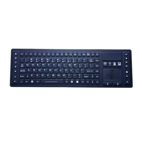 Tastiera con touchpad - P-WL04TP - PAC Technology - con puntatore / in gomma siliconica / antimicrobica
