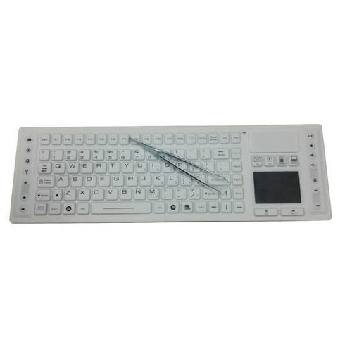 Tastiera con touchpad - P-WL04TP - PAC Technology - in silicone / ermetica / antibatterica