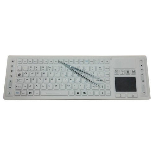 Tastiera con touchpad - P-WL04TP - PAC Technology - internazionale / con puntatore / in gomma siliconica