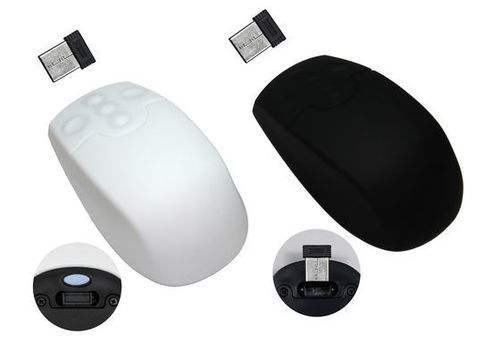 Mouse medicale ottico - P-WL-M3 - PAC Technology - USB / in silicone / antimicrobico