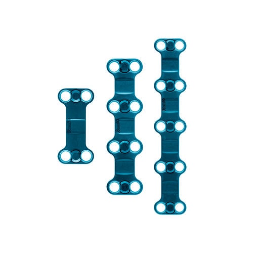 Placca per artrodesi cervicale - ACAP series - Aero Medical - in titanio / 1 livello / 3 livelli