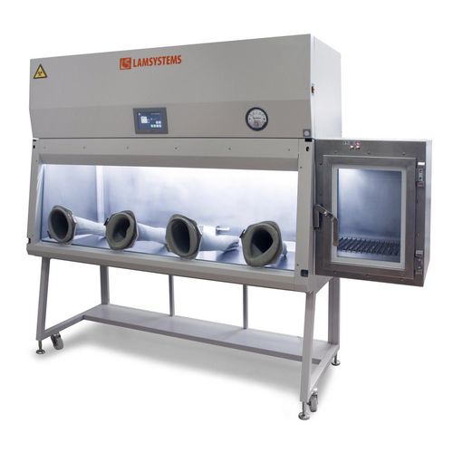 Cabina di sicurezza microbiologica classe III - BMB-III-"Laminar-S."-1,8 PROTECT - LAMSYSTEMS - da ricerca / per camera bianca / classe ISO 5