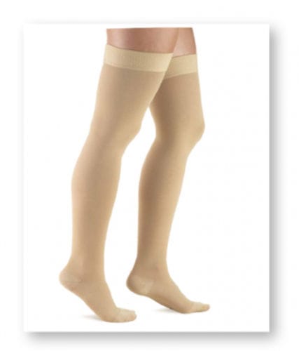Calze antitrombo autoreggenti di prevenzione delle tromboembolie venose (TEV) - 1605 - Global Swiss Group - per donna