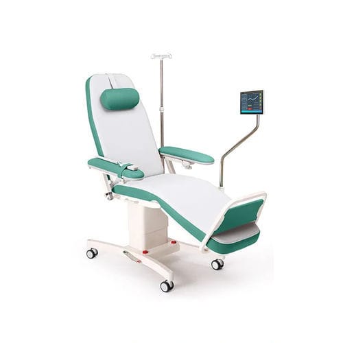 Poltrona elettrica per trattamenti clinici - Comfort-3 Flex - Digiterm Ltd. - a 3 sezioni / con rotelle / ad altezza regolabile