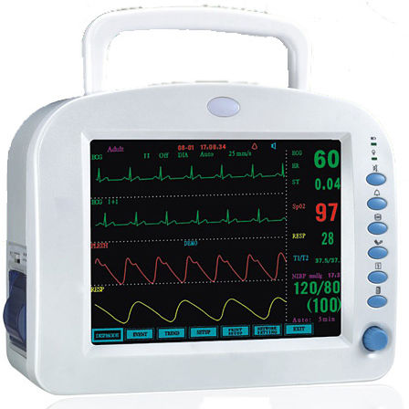 Monitor portatile per paziente - TK-9500 - TENKO MEDICAL SYSTEM CORP - compatto / ECG / etCO2