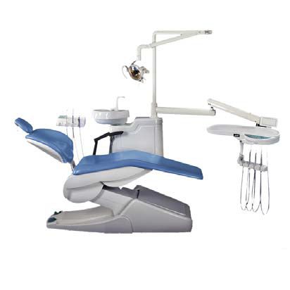 Riunito odontoiatrico con poltrona elettrica - TK-660H  - TENKO MEDICAL SYSTEM CORP - con portastrumenti / con illuminazione