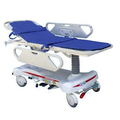 Barella con carrello da trasporto - TK-T204A - TENKO MEDICAL SYSTEM CORP - idraulica / a 3 sezioni