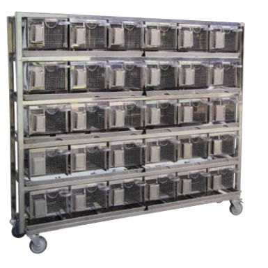 Gabbia veterinaria modulare - MV-04 - TENKO MEDICAL SYSTEM CORP - in acciaio inossidabile